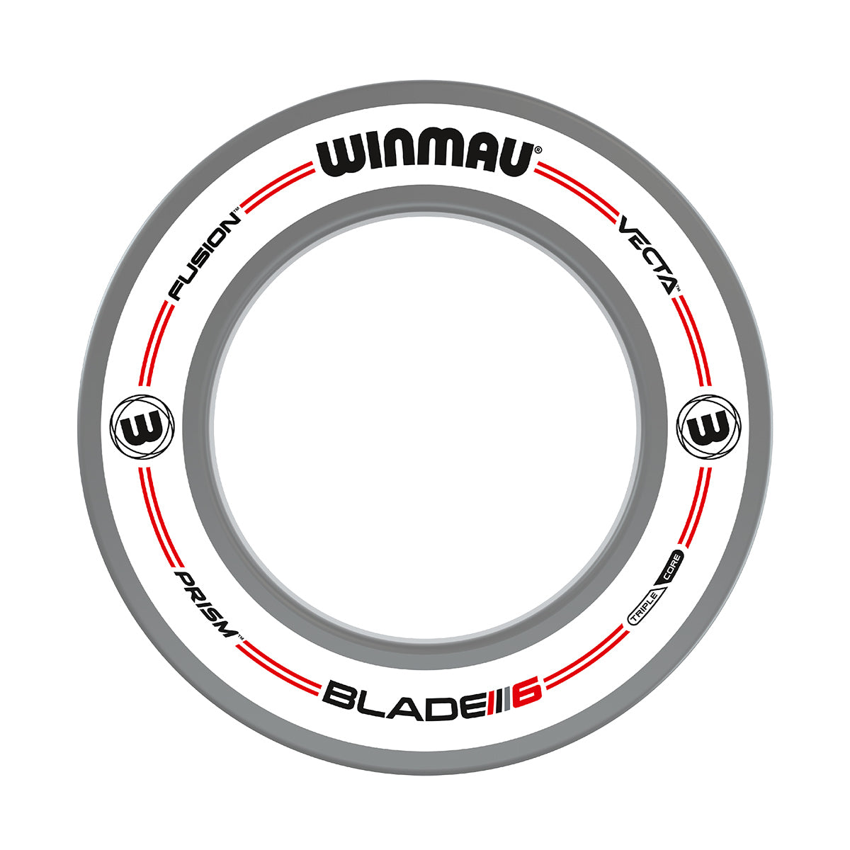 Winmau Surround/Catch-Ring Pro-Line White 4449