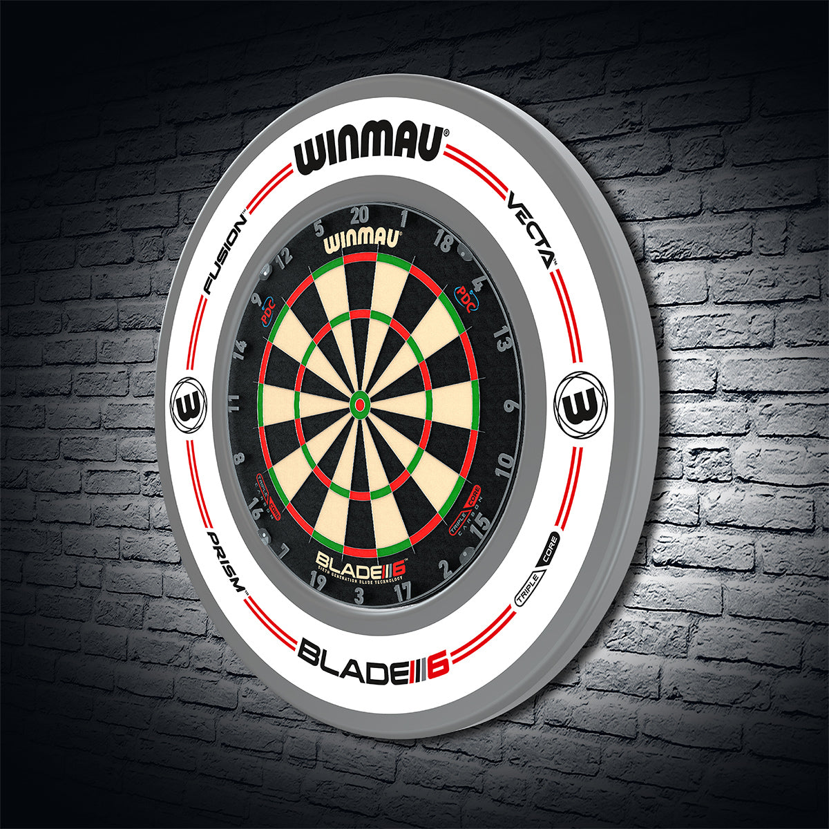 Winmau Surround/Catch-Ring Pro-Line White 4449