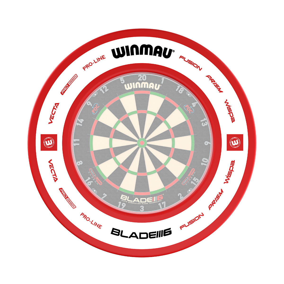 Winmau Surround/Catch-Ring Pro-Line 2.0 Red 4450