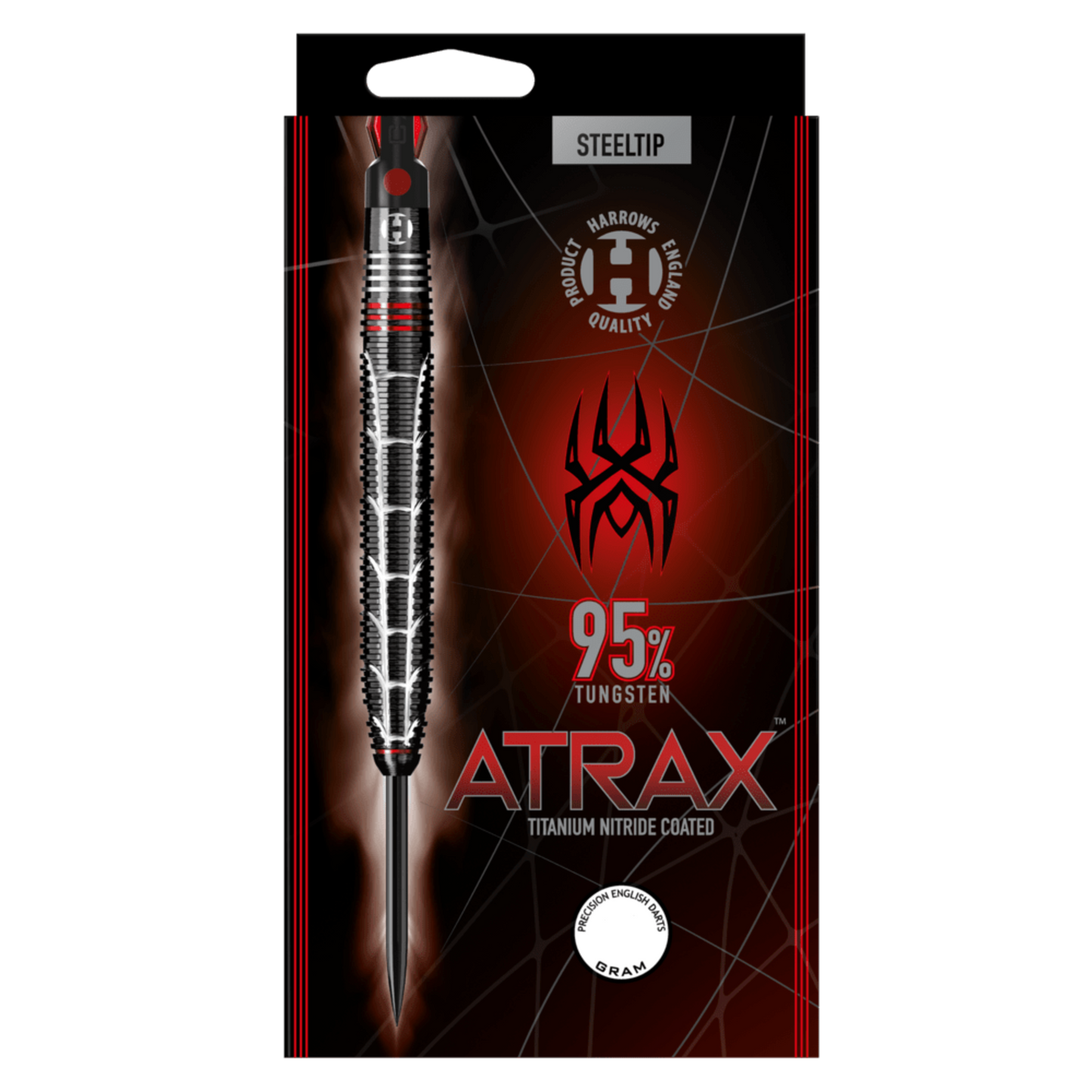 Harrows Atrax 95% Steeldarts 25g