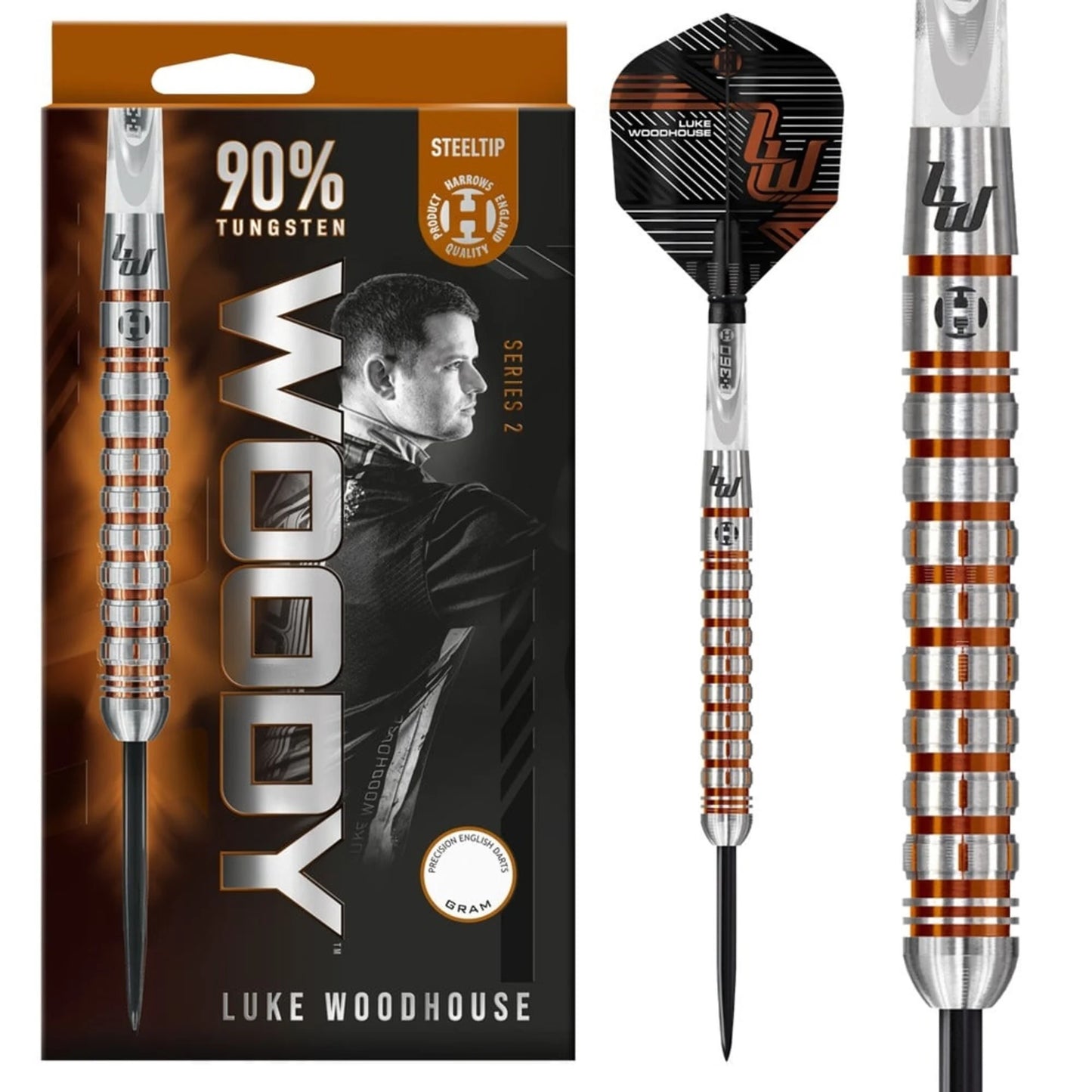 Harrows Steel-Dart Luke Woodhouse Series 2 90% 21g - 25g