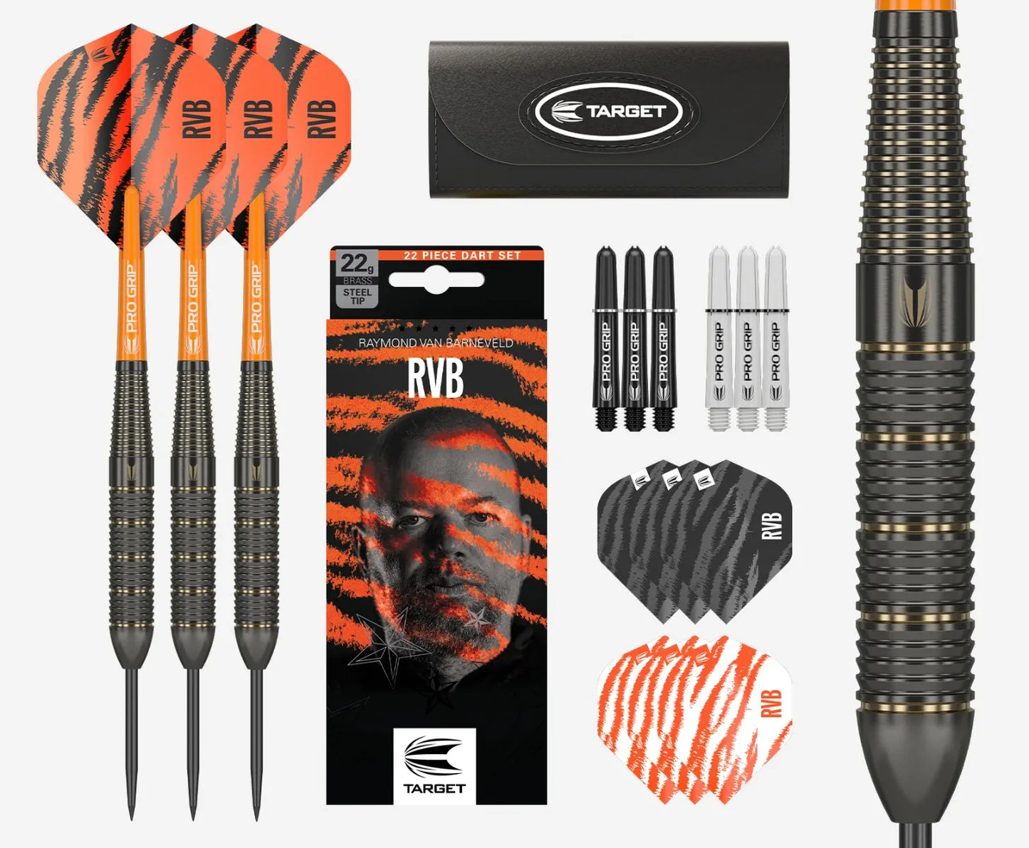 Target Raymond van Barneveld Brass Steeldart 22g