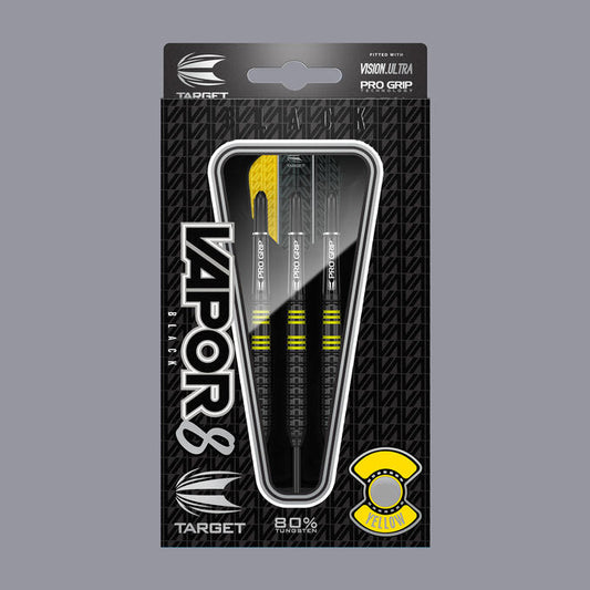 Target Vapor8 Black Yellow Steeldart 22g