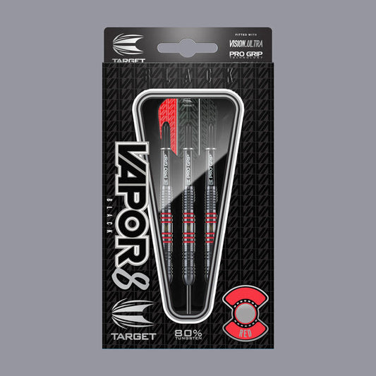 Target Vapor8 Black Red Steeldart 23g