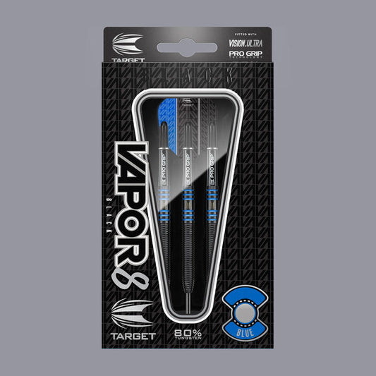 Target Vapor8 Black Blue Steeldart 22g