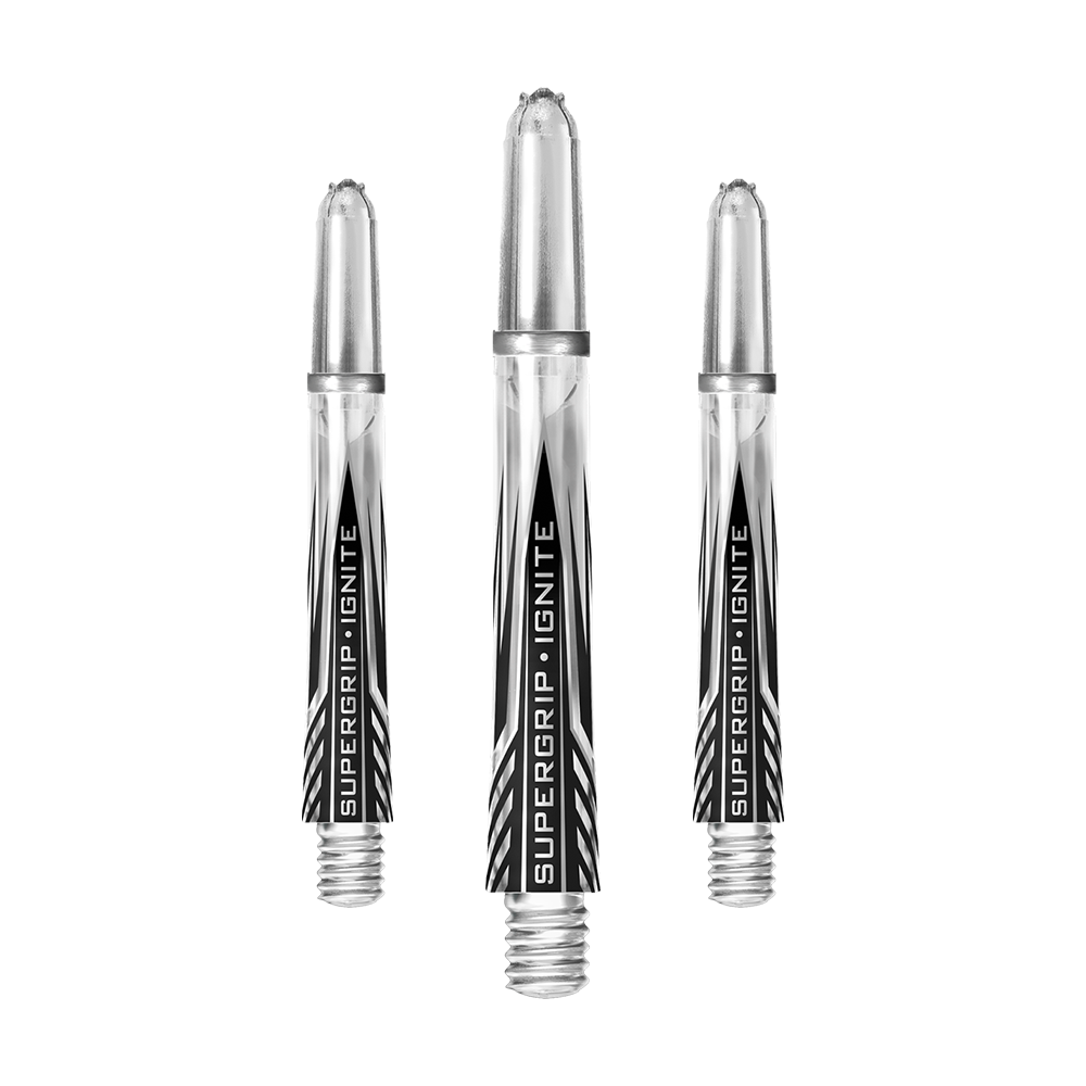 Harrows Shafts Supergrip Ignite Clear Midi