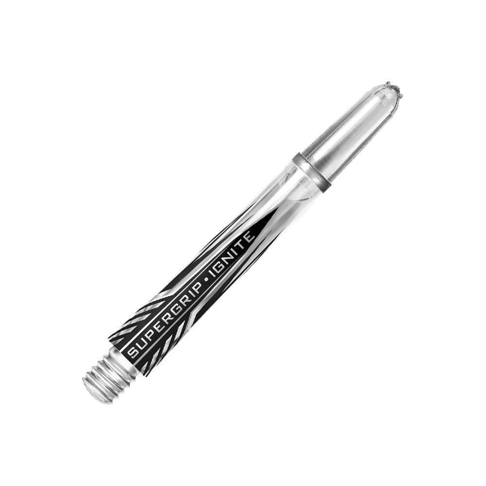 Harrows Shafts Supergrip Ignite Clear Midi