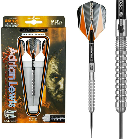 Target Adrian Lewis G2 Steeldart 25g (AUSLAUFMODELL)